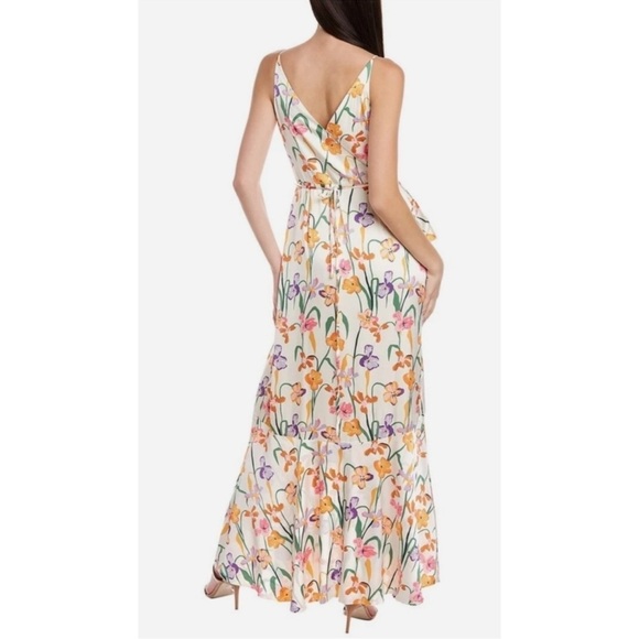 NWT Hutch Hollis Floral Satin Maxi Dress - Picture 2 of 6